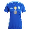 Original Fußballtrikot Argentinien Messi 10 Auswärtstrikot 2024 Für Damen